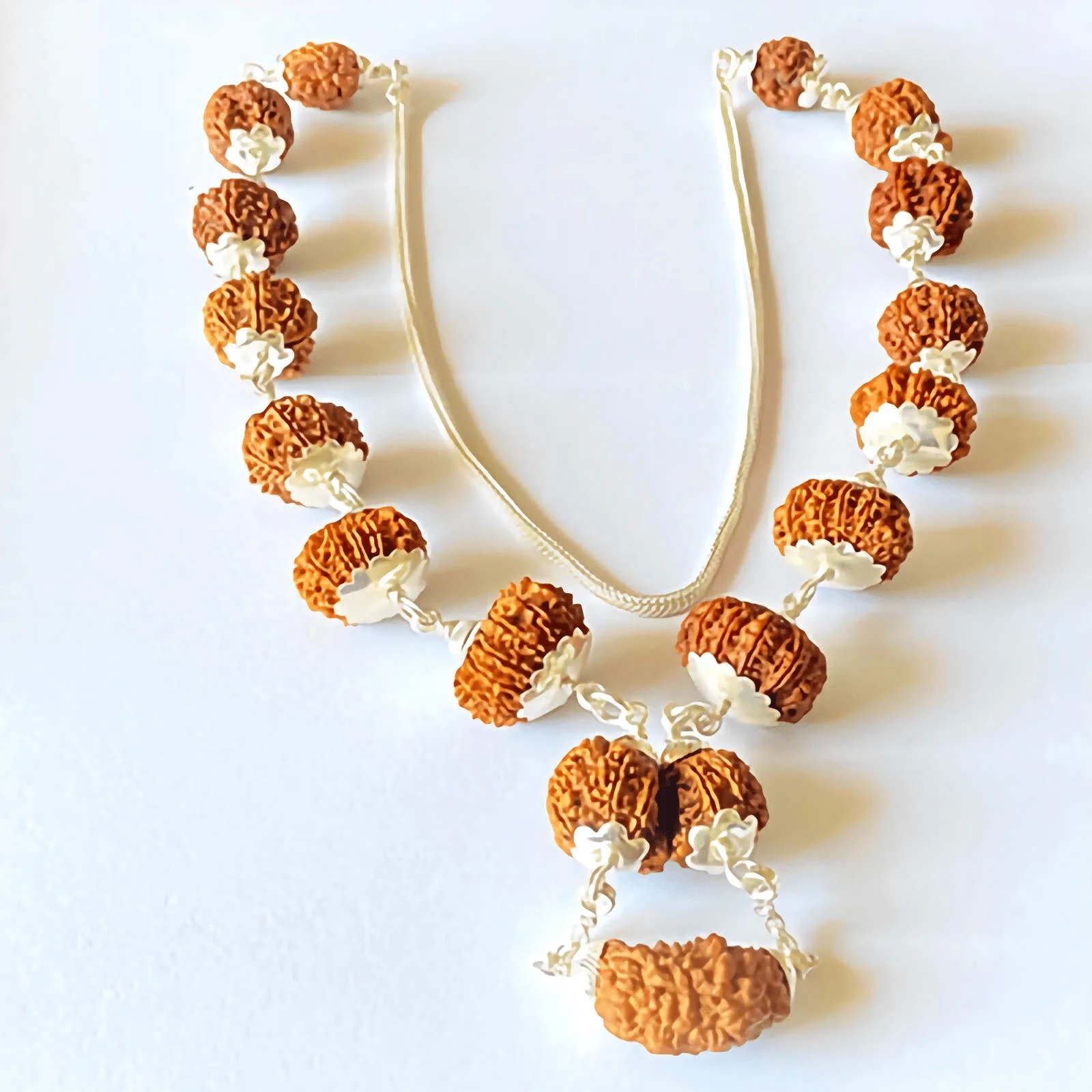 1 - 13 Mukhi Shiv Shakti Rudraksha Mala (Nepal Origin -25.00 mm) - Image 2