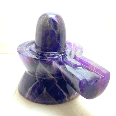 Amethyst Stone Shivling -65 gm