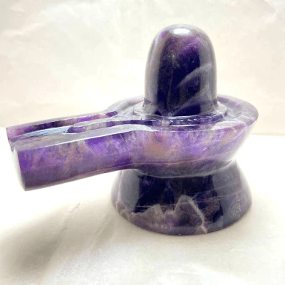 Amethyst Stone Shivling -130 gm - Image 2