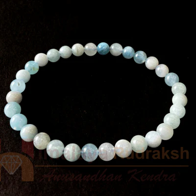 Aquamarine Stone Bracelet - Image 2