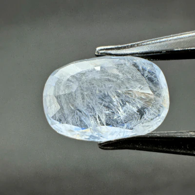 Blue Sapphire (Neelam- 6.55 cts) - Ceylonese - Image 2