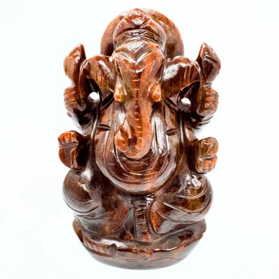 Gomed Stone Ganesha - 565 Gms