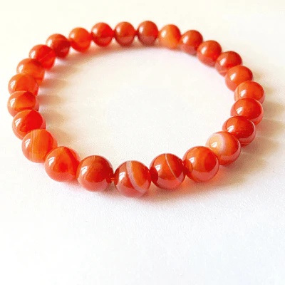 Carnelian Banded Bracelet