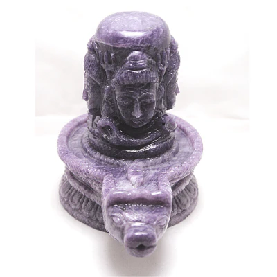 Lapidolite Stone Shivling - Image 2