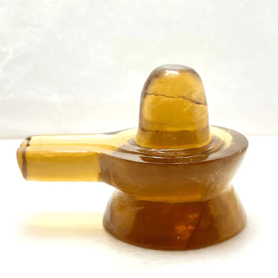 Flourite Stone Shivling -360 gm - Image 3