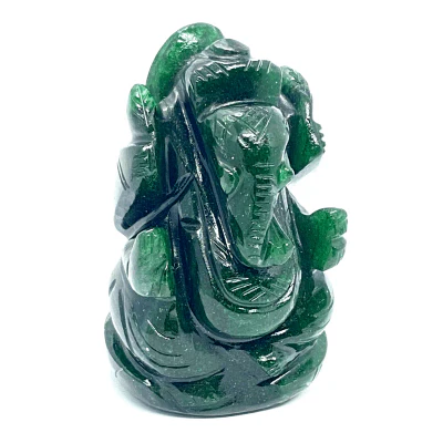 Green Jade Ganesha - (80 gm)