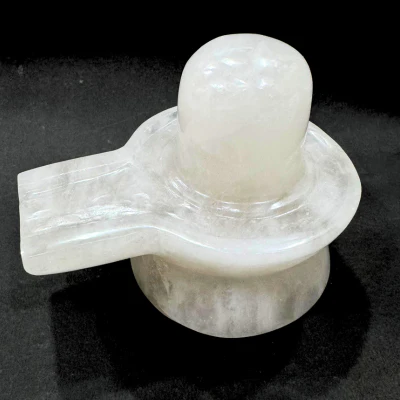 Himalayan Sphatik Shivling - (1.358 Kgs) - Image 2
