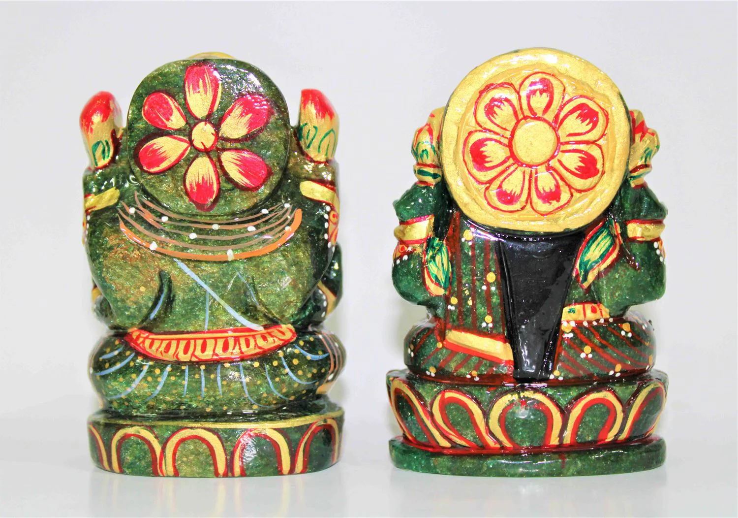 Green Jade Lakshmi Ganesh (365 gm) - Image 5