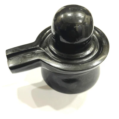 Natural Black Agate Shivling (180 gm)