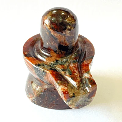 Natural Gomedha Stone Shivling -200 gm - Image 2