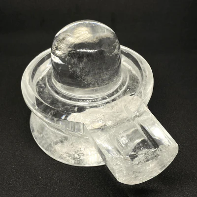 Natural Sphatik Shivling - 893 Gms - Image 2
