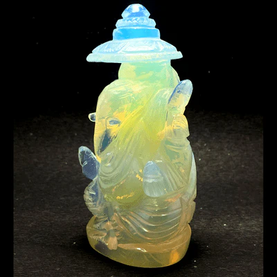 Opal Stone Ganesha - (358 gm) - Image 2