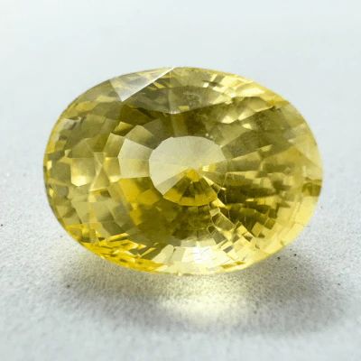 Yellow Sapphire (Pukhraj- 7.45 cts) - Ceylonese (Super Premium)