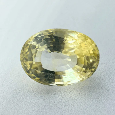Yellow Sapphire (Pukhraj- 7.90 cts) - Ceylonese (Super Premium)